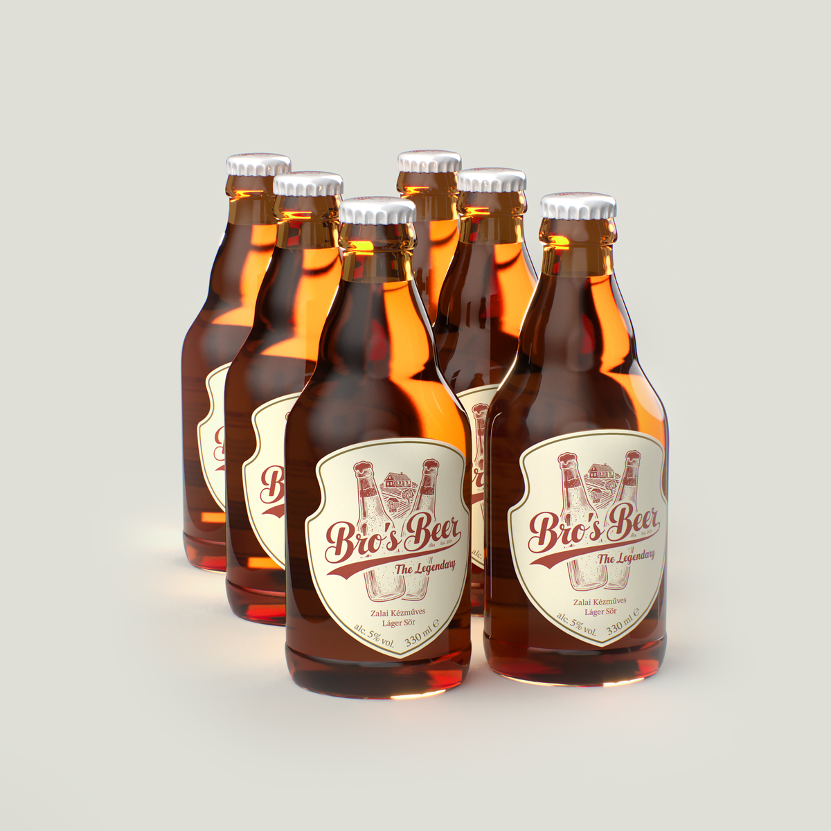 Bro's Beer - The Legendary Hatos Pack (6x330ml)